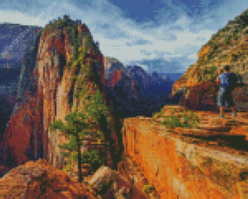 Angels Landing Zion Diamond Painting