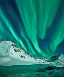 Aurora Lights Diamond Painting