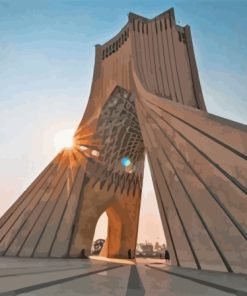 Azadi Tower Tehran Diamond Painting