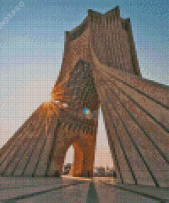 Azadi Tower Tehran Diamond Painting