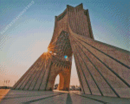 Azadi Tower Tehran Diamond Painting