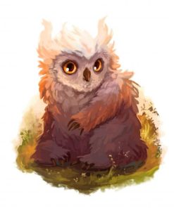 Baby Owlbear Diamond Painting