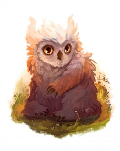 Baby Owlbear Diamond Painting