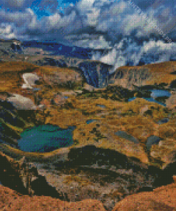 Beartooth Highway Landscape Diamond Painting