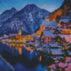 Beautiful Winter Village Diamond Painting