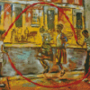 Black Children Playing Diamond Painting