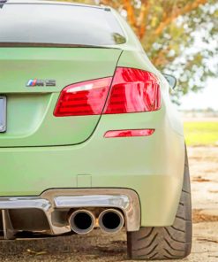 Bmw M5 Military Green Diamond Painting