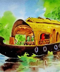 Boat House Diamond Painting