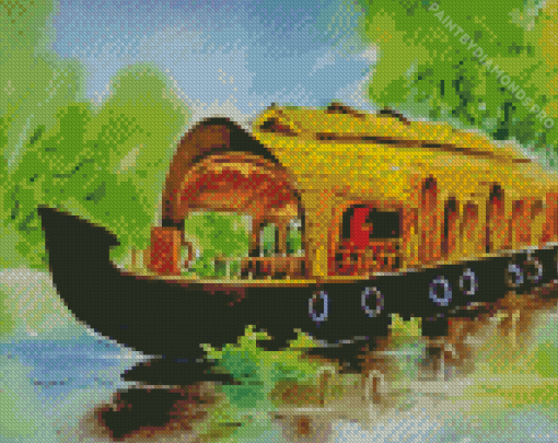 Boat House Diamond Painting