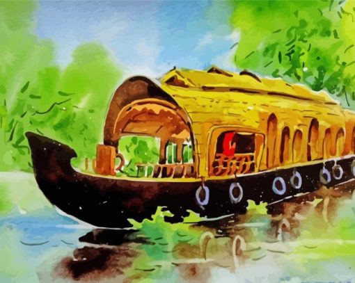 Boat House Diamond Painting