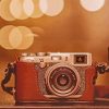 Brown Vintage Camera Diamond Painting