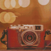 Brown Vintage Camera Diamond Painting