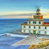 Cape Finisterre Lighthouse Diamond Painting