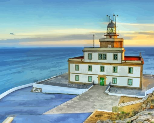 Cape Finisterre Lighthouse Diamond Painting