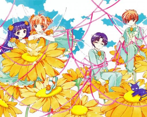 Cardcaptor Sakura Characters Diamond Painting