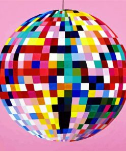 Colorful Disco Ball Diamond Painting