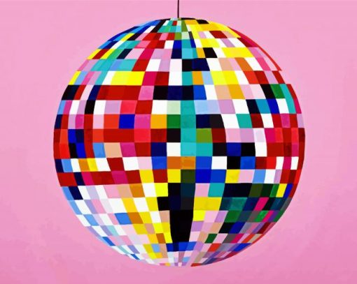 Colorful Disco Ball Diamond Painting