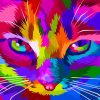 Colorful Cat Diamond Painting