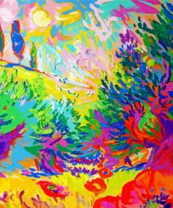 Colorful Impressionist Landscape Diamond Painting