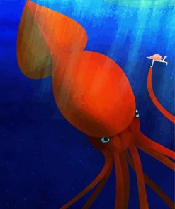 colossal Sea Squid Diamond Painting