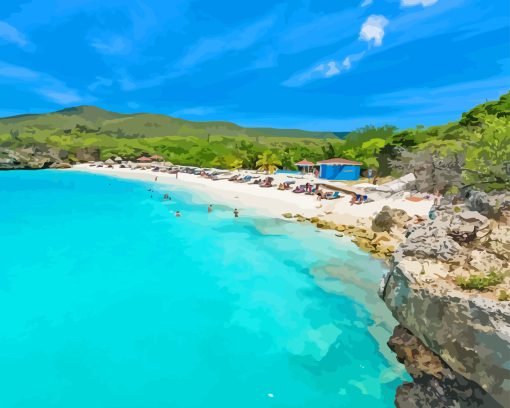 Curacao Beach Diamond Painting