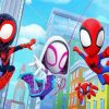 Cute Spidey And Friends Diamond Painting