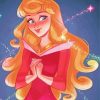 Cute Princess Aurora Diamond Painting