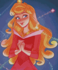 Cute Princess Aurora Diamond Painting