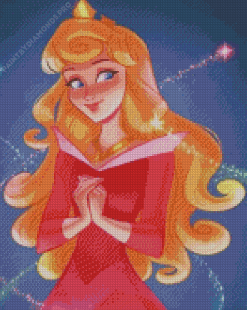 Cute Princess Aurora Diamond Painting