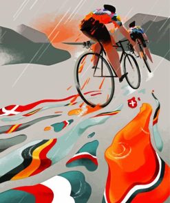 Cyclists Diamond Painting