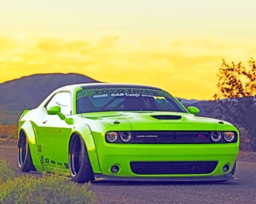 Dodge Challenger Car Diamond Painting