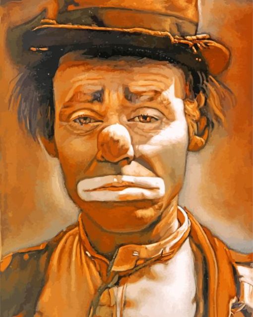 Emmett Kelly Hobo Diamond Painting