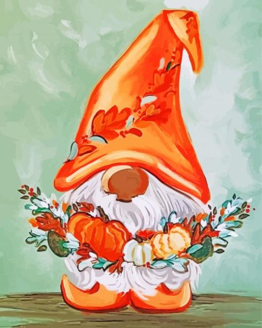 Fall Gnome Diamond Painting