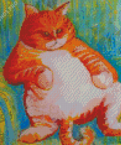 Fat Cat Art Diamond Painting