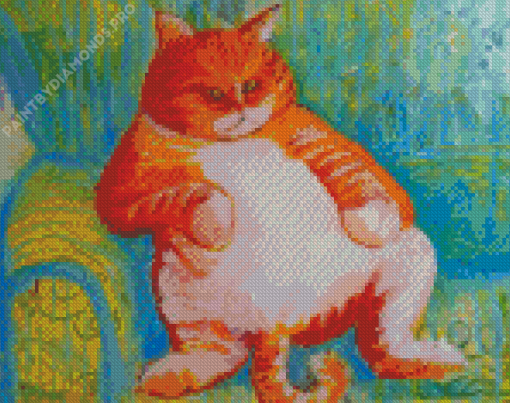 Fat Cat Art Diamond Painting