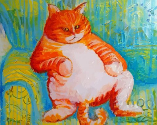 Fat Cat Art Diamond Painting