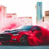 Ford Mustang Smoke Diamond Painting