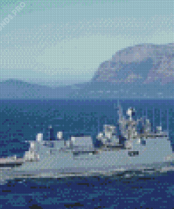 Frigate Warship Diamond Painting