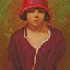 Girl With A Red Hat Diamond Painting