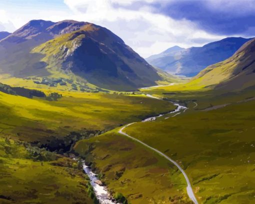 Glencoe Scotland Diamond Painting