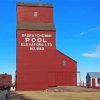 Grain Elevators Diamond Painting