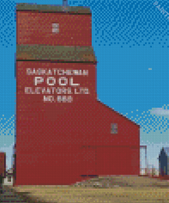 Grain Elevators Diamond Painting