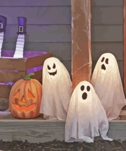 Halloween Ghosts Diamond Painting