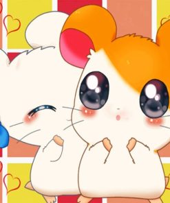 Hamtaro And Bijou Diamond Painting