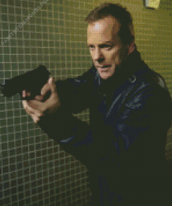 Jack Bauer Character Diamond Painting