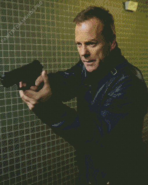 Jack Bauer Character Diamond Painting