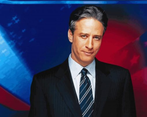 John Stewart Comedian Diamond Painting