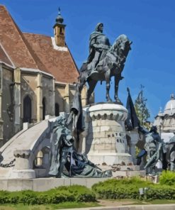 Matthias Corvin Monument Diamond Painting