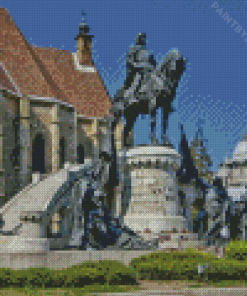 Matthias Corvin Monument Diamond Painting