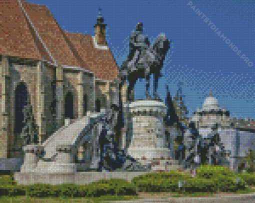 Matthias Corvin Monument Diamond Painting